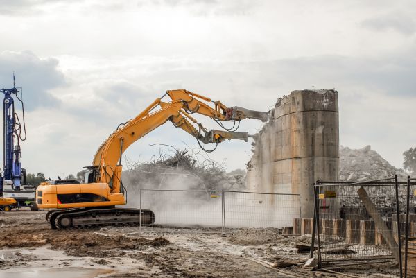 Silo Demolition in Clayton