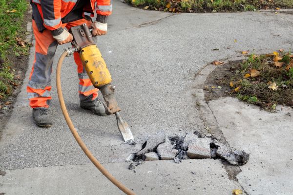Concrete Sidewalk Removal in Clayton