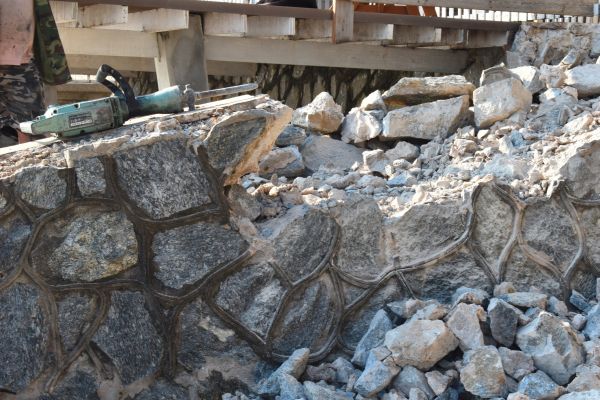 Retaining Wall Demolition in Clayton